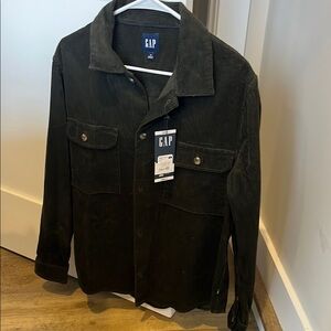 Men’s NWT GAP Green Corduroy Shirt